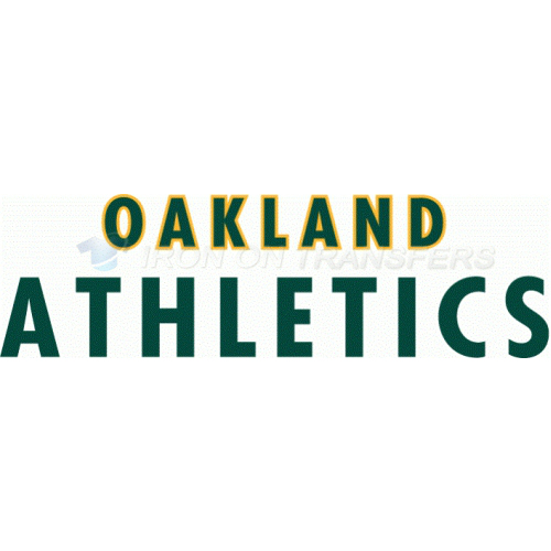Oakland Athletics Iron-on Stickers (Heat Transfers)NO.1795